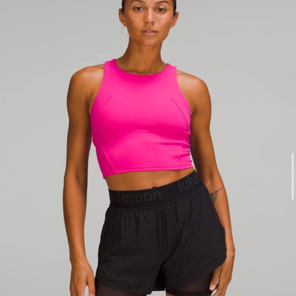 Lululemon Invigorate Training Tank Top - Size 10 - Sonic Pink